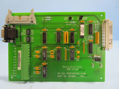 Measurex Termination RS-232 05400400 PLC Processor Honeywell 054004 00 W/AB (NP0543-5)