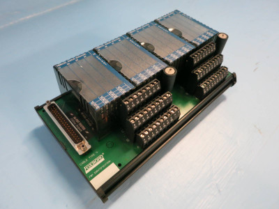 Image of Foxboro P0916NM-0C FBM242 PLC Module w DIN Mount Base P0916JZ 0C FBM 242 PO916NM