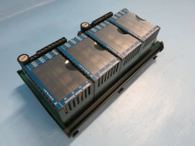 Foxboro P0916NM-0C FBM242 PLC Module w DIN Mount Base P0916JZ 0C FBM 242 PO916NM (PM1275-14)