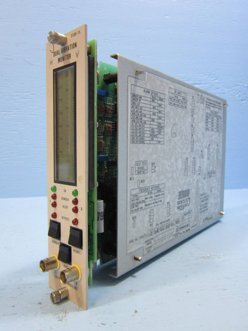 Bently Nevada 3300/15 Dual Vibration Monitor 3300/15-13-02-02-00-01-00 78392-01 (NP0879-5)