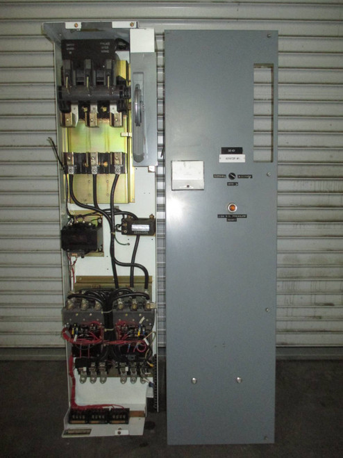 Allen Bradley 2100 Size 4 Two-Speed Reversing Starter 60" Fusible MCC Bucket AB (TK1386-2)