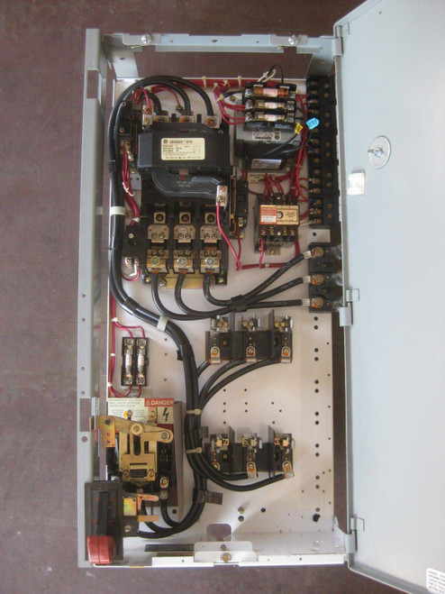 GE 8000 Size 3 Starter 100A Fusible 30" MCC Bucket CR306 7700 Plus 7700+ 100 Amp (EBI2094-9)