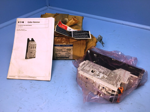 NEW Eaton S752L04N3S IT 54MM Soft Starter 4.4 Amps 3 HP 600V Cutler Hammer NIB (EM1374-1) NEW Eaton S752L04N3S IT 54MM Soft Starter 4.4 Amps 3 HP 600V Cutler Hammer NIB (EM1374-1)