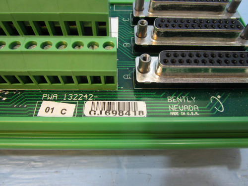 Bently Nevada 132242-01 C Relay Module PLC PCB Board 13224201 C Terminal Input (NP1227-1)