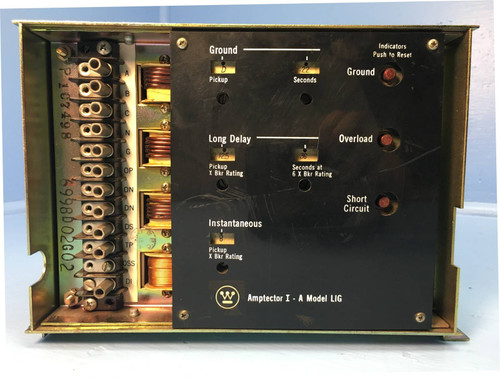 Westinghouse 6998D02G02 2000A Amptector I - A Model LIG Trip 227P452H01 Ground (EM1434-4)