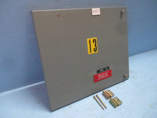Allen Bradley 2100 Centerline 12" MCC Blank Door Motor Control Center 13" (TK1909-10)