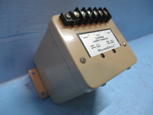 TransData 10CP552 Current Transducer 0-5A 4-20mA 60Hz 0-1500 Trans Data (TK2118-10)