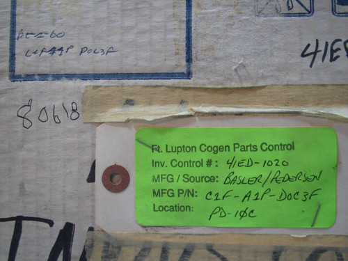 NEW Basler Electric BE1-60 Voltage Balance C1F A1P D0C3F Solid Relay BE160 NIB (NP1369-1)