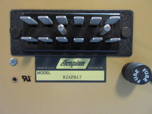 Acopian R24PH17 Regulated Power Supply 24VDC 15A 24 VDC 24V DC 15 Amp A (TK2176-3)