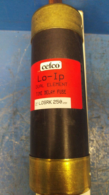 New GEC Alsthom LOSR-K-250 250 Amp 600V Time Delay Fuse Class RK-1NIB (MM0596-2)