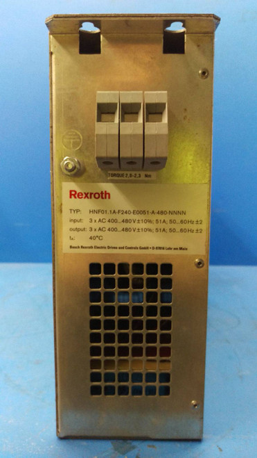 Rexroth HNF01.1A-F240-E0051-A-480-NNNN 480V IndraDrive Servo Drive (MM0751-1)
