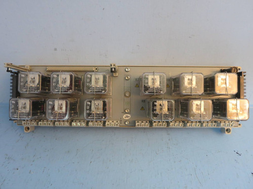 Ovation Relay Base w Relays 1C31222G01 PLC Westinghouse Emerson 1776401-1 (PM2106-12)