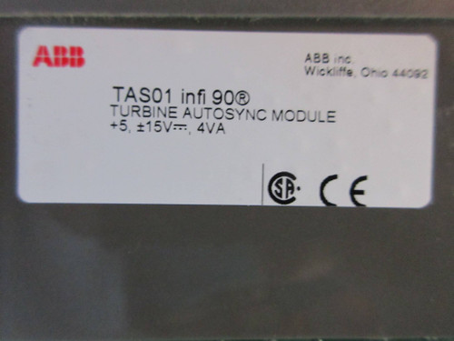 ABB Bailey TAS01 infi-90 Symphony Turbine Autosync Slave Module Rev. E PLC Board (TK2254-1)