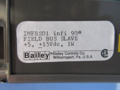 Bailey IMFBS01 infi-90 Field Bus Slave Module Assy 6638005F1 ABB Symphony Board (TK2294-1)