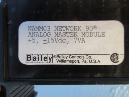 Bailey NAMM03 Network 90 Analog Master Module 6637203A1 ABB Symphony infi-90 (TK2317-1)