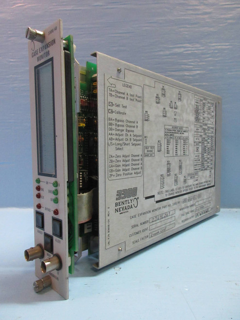 Bently Nevada 3300/48-03-02-01-00 Case Expansion Monitor Module 3300/48 82803-01 (TK2371-1)