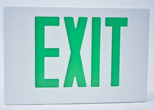 New EELP CA2GWW Green Exit Light Type X4 NIB (YY1352-3)