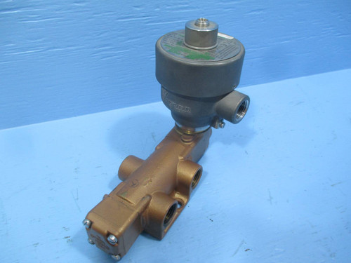 New Versa VSG-3521-HT D125 125VDC 10W 12 Bar Solenoid Valve Pneumatic 1/2" NPT (YY3725-2)