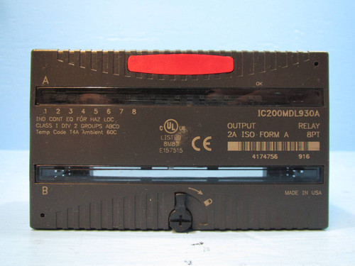 GE Fanuc IC200MDL930A Output Relay VersaMax Micro Controller Control Module PLC (NP1427-2)