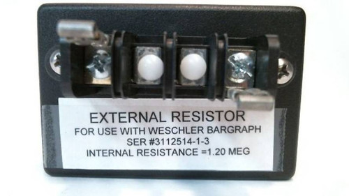 Weschler Instruments BG241 300 Max Scale: 0-300 Voltmeter with External Resistor (YY3684-1)