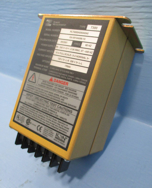 Power Measurement Ion Type 7300 PL7300A0A0A0A0 Operator Interface 60 Hz (EBI3291-2)