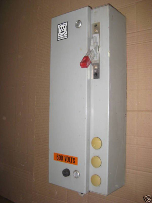 Westinghouse 30A Fusible Size 1 Starter Combination Combo Box 30 Amp A200M1CAC (EBI5289-1)