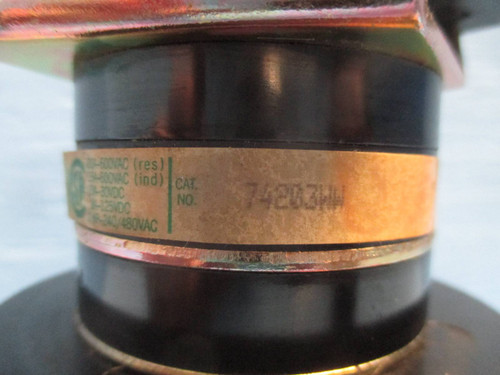 Electroswitch 74203WW 20A 600V Trip Close Rotary Switch Series 24 (DW0178-7)