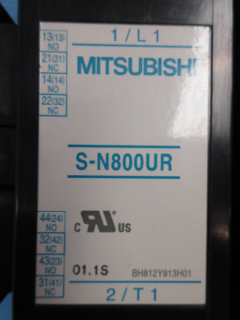 Mitsubishi S-N800UR Motor Contactor 910 Amp 600V 600HP 200-240V Coil 3PH 910A (TK2587-22)