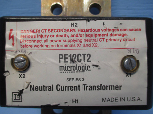 Square D PE12CT2 Ser 3 1200A Micrologic Neutral Current Transformer CT 1200 Amp (DW0261-1)