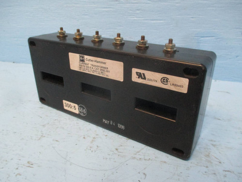 Cutler Hammer 3P83-301 Current Transformer Ratio 300:5A CT (DW0278-1)