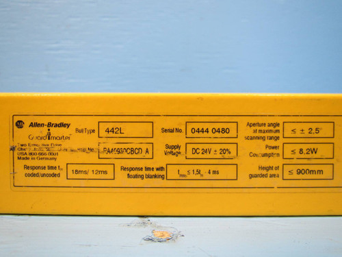 Allen Bradley GuardMaster 442L-RA40930CBCD Safety Light Curtain 900mm RA40930CBC (NP1766-1)