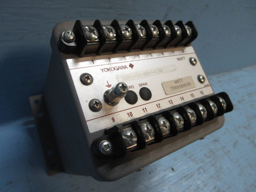 Yokogawa 248955-541-AHD-0-0/JER Juxta AC Power Series Watt Transducer 90-150 Vac (TK2884-1)
