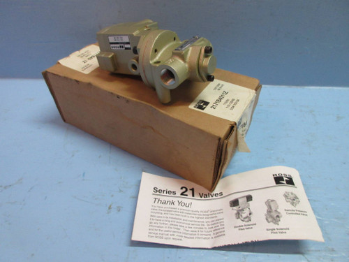NEW Ross 2171B4011Z Series 21 Single Solenoid Valve 110-120V NIB (TK3014-1)