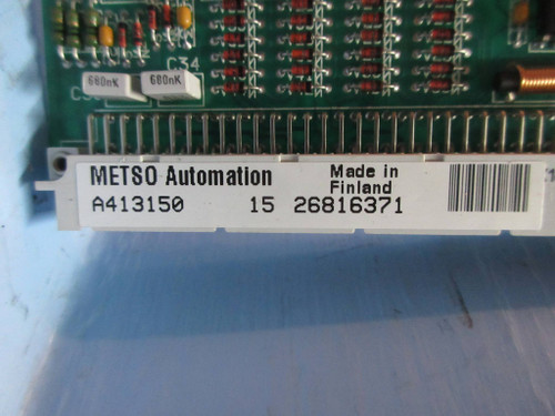 Metso Automation BOU-8 Binary Output Module A413150 Rev. 15 Neles Valmet BOU8 (TK3143-3)