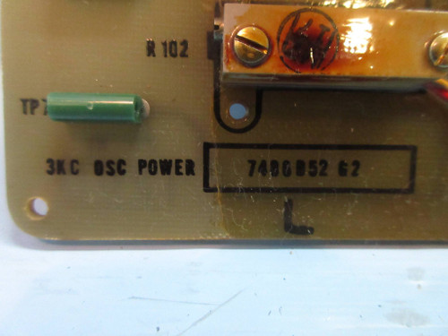 General Electric 7486D52-G2 3-KC Oscillator Osc Power Board PLC GE 7486D52-G2 (TK3310-1)