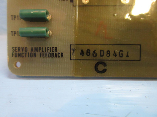 General Electric 7486D84-G1 Rev. C Servo Amplifier Function Feedback Board PLC (TK3303-1)