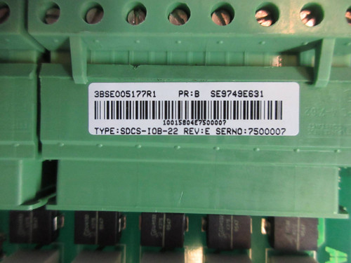 ABB SDCS-IOB-22 Rev. E I/O Digital External Isolated Module PC Control Board PLC (TK3320-3)