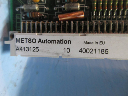 Metso Automation AIU-8 Analog Input Module A413125 Rev. 10 Valmet PLC Board AIU8 (TK3349-1)