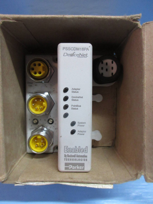 New Parker PSSCDM18PA Fieldbus Devicenet Adapter 97300772 NIB (TK3466-1)