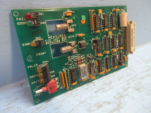 Measurex 053423-00 Rev D F/O Inst Bus XCVR Module PLC 05342300 Revision D (TK3828-5)