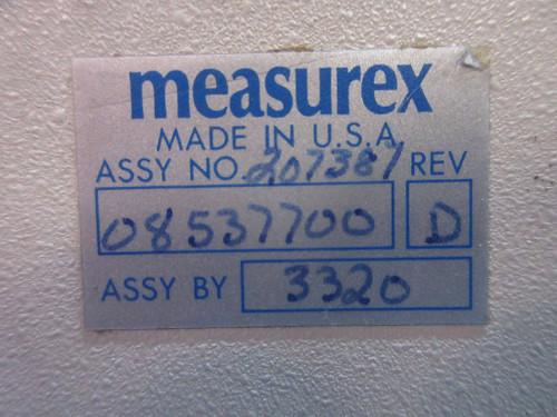 Measurex 08537700 Rev. D Video Monitor Controller Module 085377-00 (TK3877-1)