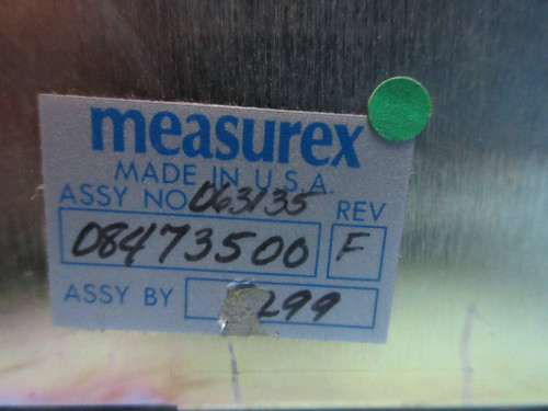 Measurex 08473500 Rev. F Power Supply Module w/ Transformer 56000201 Rev. B (TK3906-2)