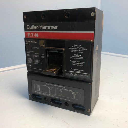 Cutler Hammer LS36060YA 600A Molded Case Switch Type LS-Y L Frame Eaton 600 Amp (EM2907-1)