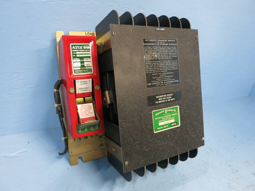 ASCO 940315094X 150A 480V Automatic Transfer Switch Bulletin 940 150 Amp ATS (DW0849-3)