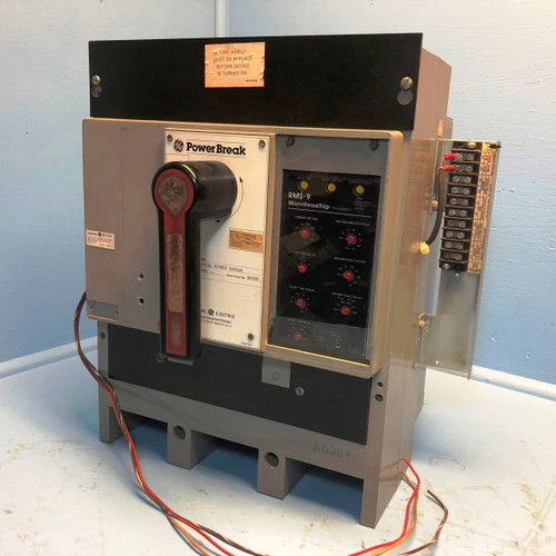 GE TPVVF5616H 1600A Power Break LSIG Breaker Aux 1600 Amp General Electric flaw (EM2936-1)