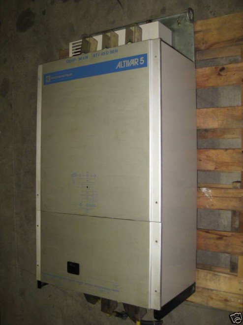 Telemecanique ATV45D90N Altivar 5 125HP VS Drive ATV-45 90KW ATV45D90-N  125 Hp (EBI4792-1)