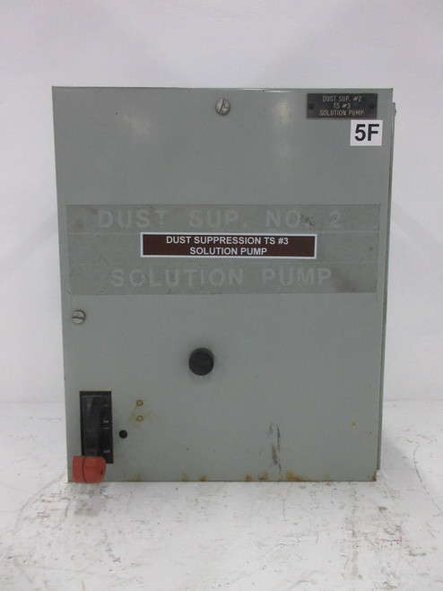 General Electric GE 8000 Size 1 Starter 15 Amp Breaker Type 18" MCC Bucket TEML (TK4249-1)