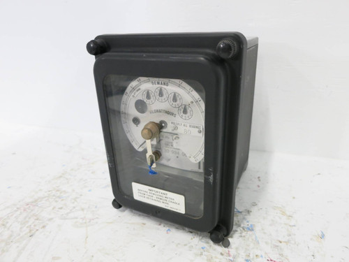 GE 705X64G510 2 Stator Watthour Meter DSM-63 Relay 3PH Kilowatthour 3P (DW0996-10)