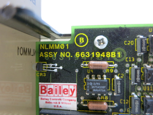 Bailey NLMM01 Logic Master Module 6631948B1 PLC ABB NLMM-01 NLMMO1 Network 90 (NP2114-2)