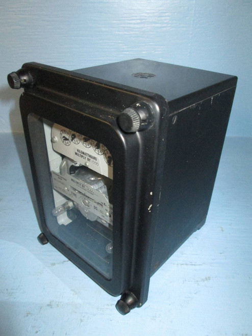 General Electric Polyphase Watthour Meter 3PH Watt Hour Meter DS-63 3P Relay (EBI2197-5)